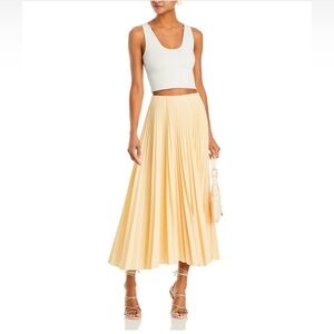 A.L.C. Tatum Pleated Midi Skirt NWT